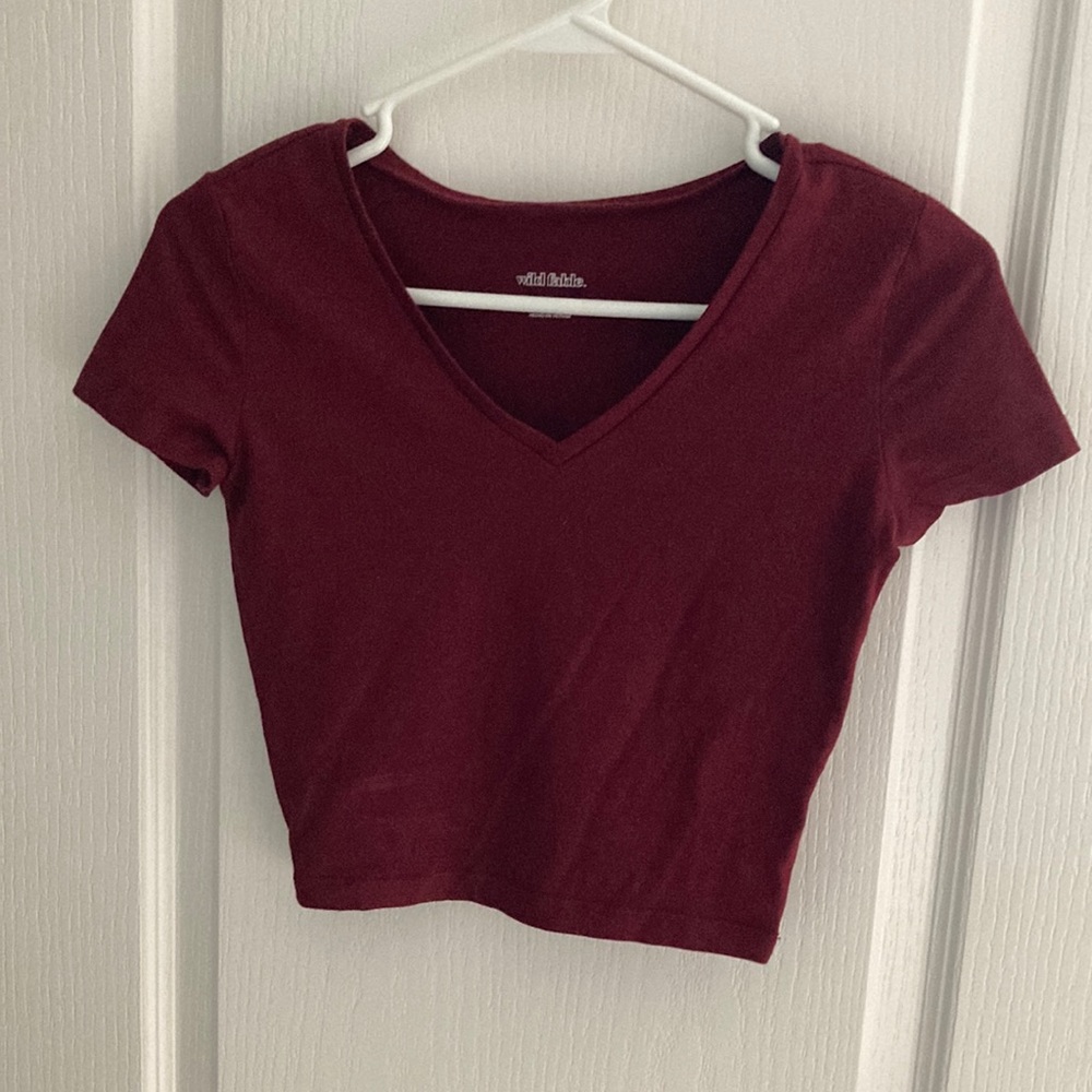 Red Crop Top Wild Fable XS